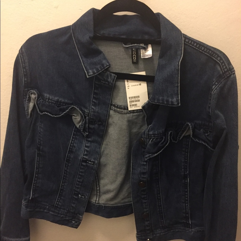 H&M Ruffles Denim Jacket - Picture 4 of 6
